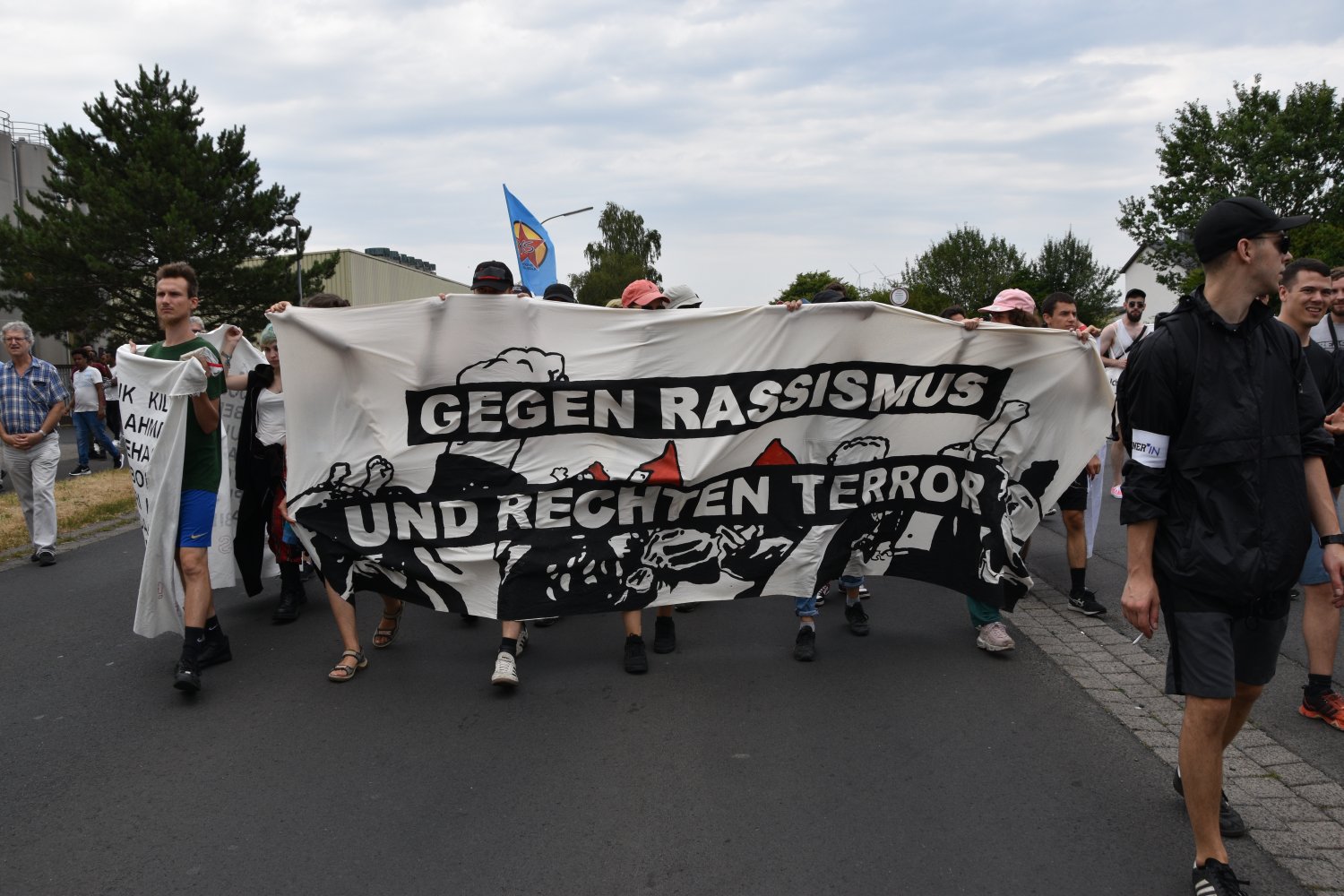 Rund 200 Antifa-Teilnehmer demonstrieren friedlich 