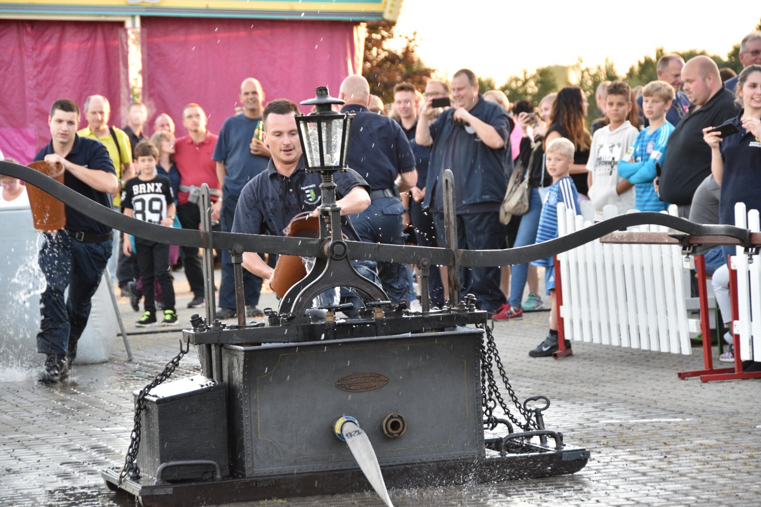 Gaudispiele im Rahmen der Brandschutzwoche der Langenselbolder Feuerwehr.