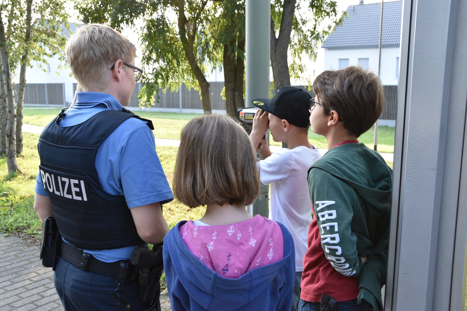 Auch die Kinder können schon Blitzen