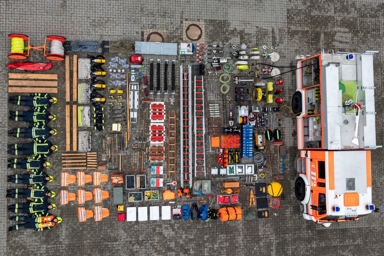 Die Tetris-Challenge der Feuerwehr Langenselbold