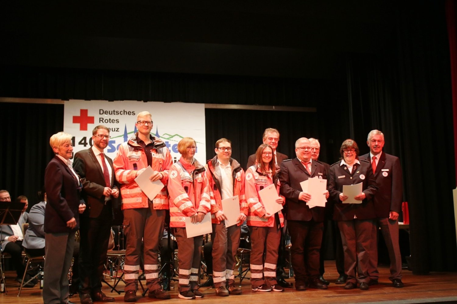 140 Jahre DRK-Bereitschaft: Jubiläumsfeier in der Stadthalle.