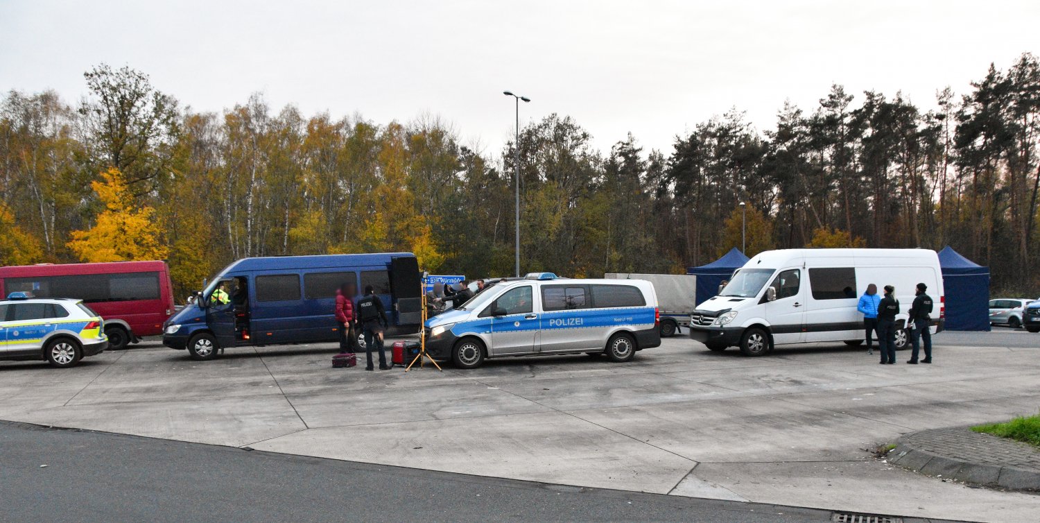 Große Kontrolle auf der A3