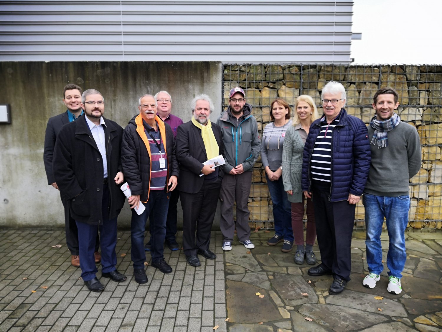 Von links: Daniel Protzmann, Christof Sack, Rainer Lamprecht, Gerd Ross, Dr. Ralf Rainer Piesold, Björn Schultheis, Conny Uffelmann, Bettina Kaufeld, Rolf Zimmermann und Sven Hamburger.