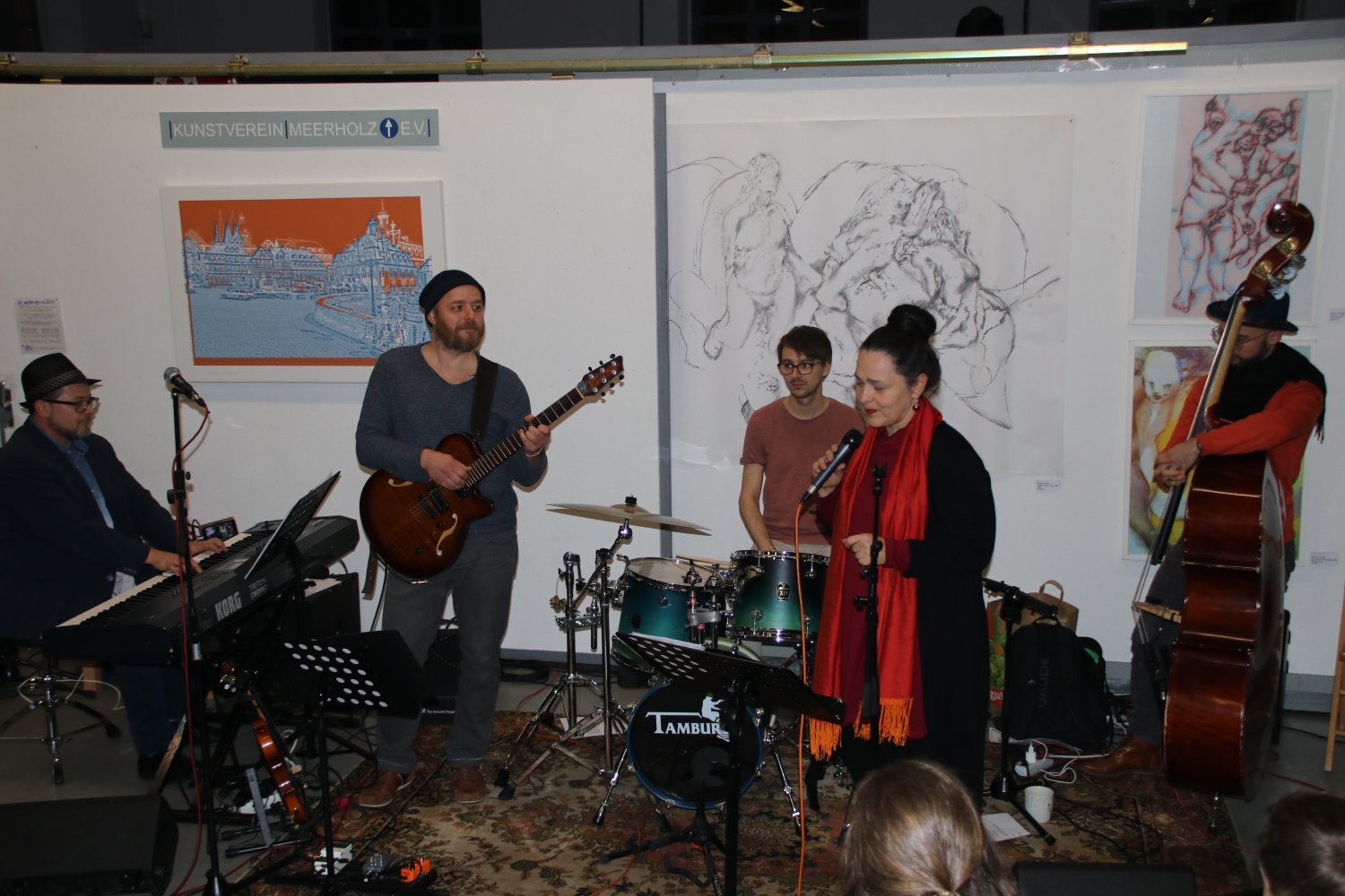 Mac-Haurin-Quartett verzaubert Gäste der Weihnachts-Jazzbühne.