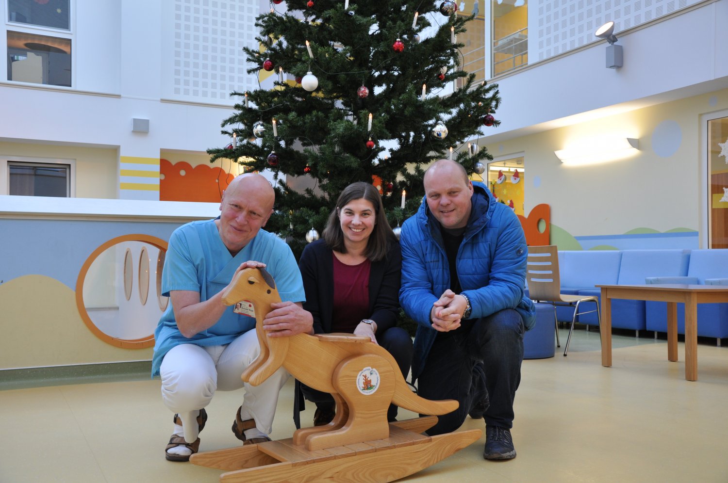 Prof. Repp und Familie Weider.