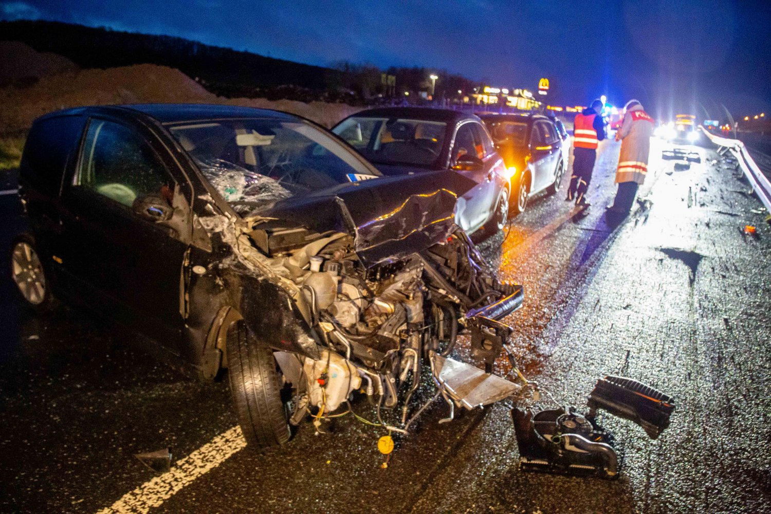 Unfall auf A66