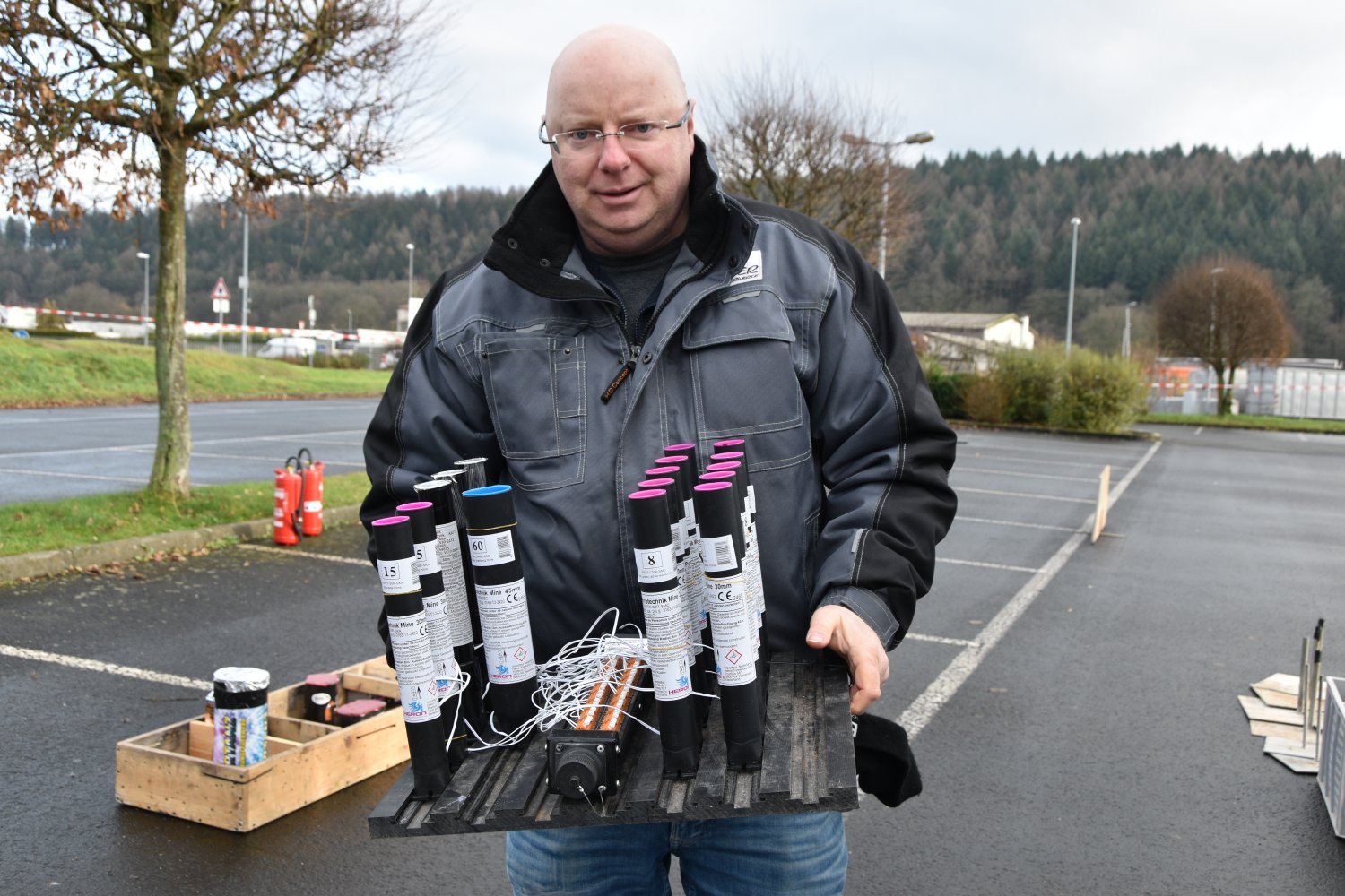 Pyrotechniker Martin Glißner