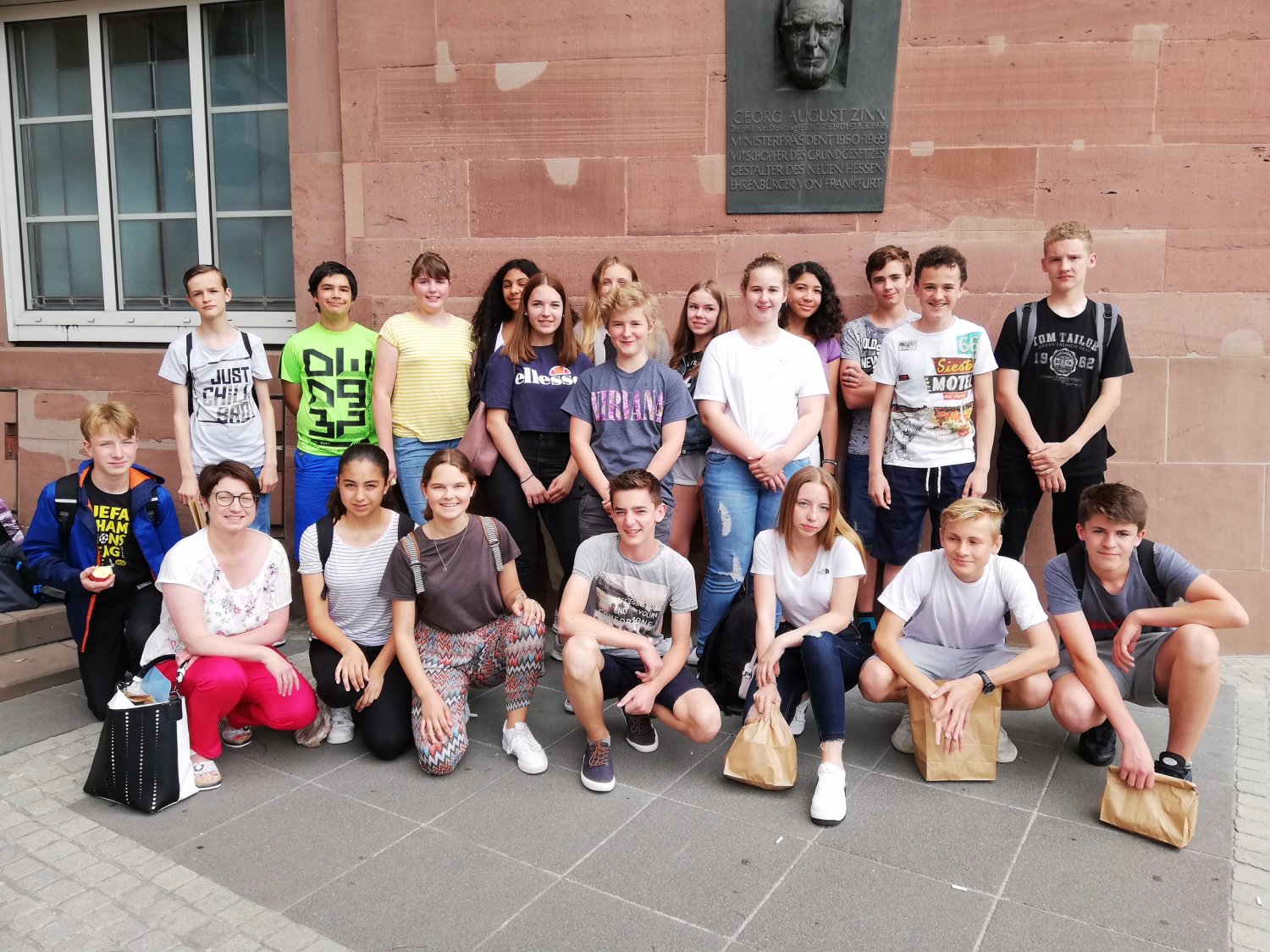 Die Religionsgruppe der Kopernikus Schule in Freigericht