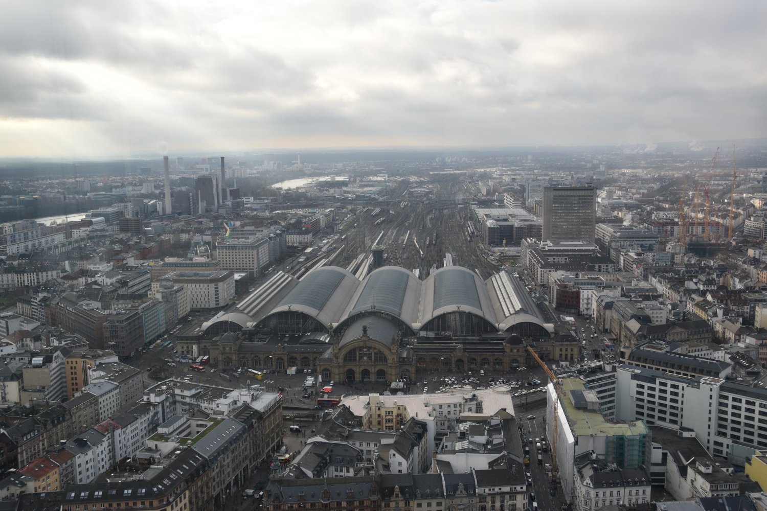 Der Hauptbahnhof in Frankfurt am Main