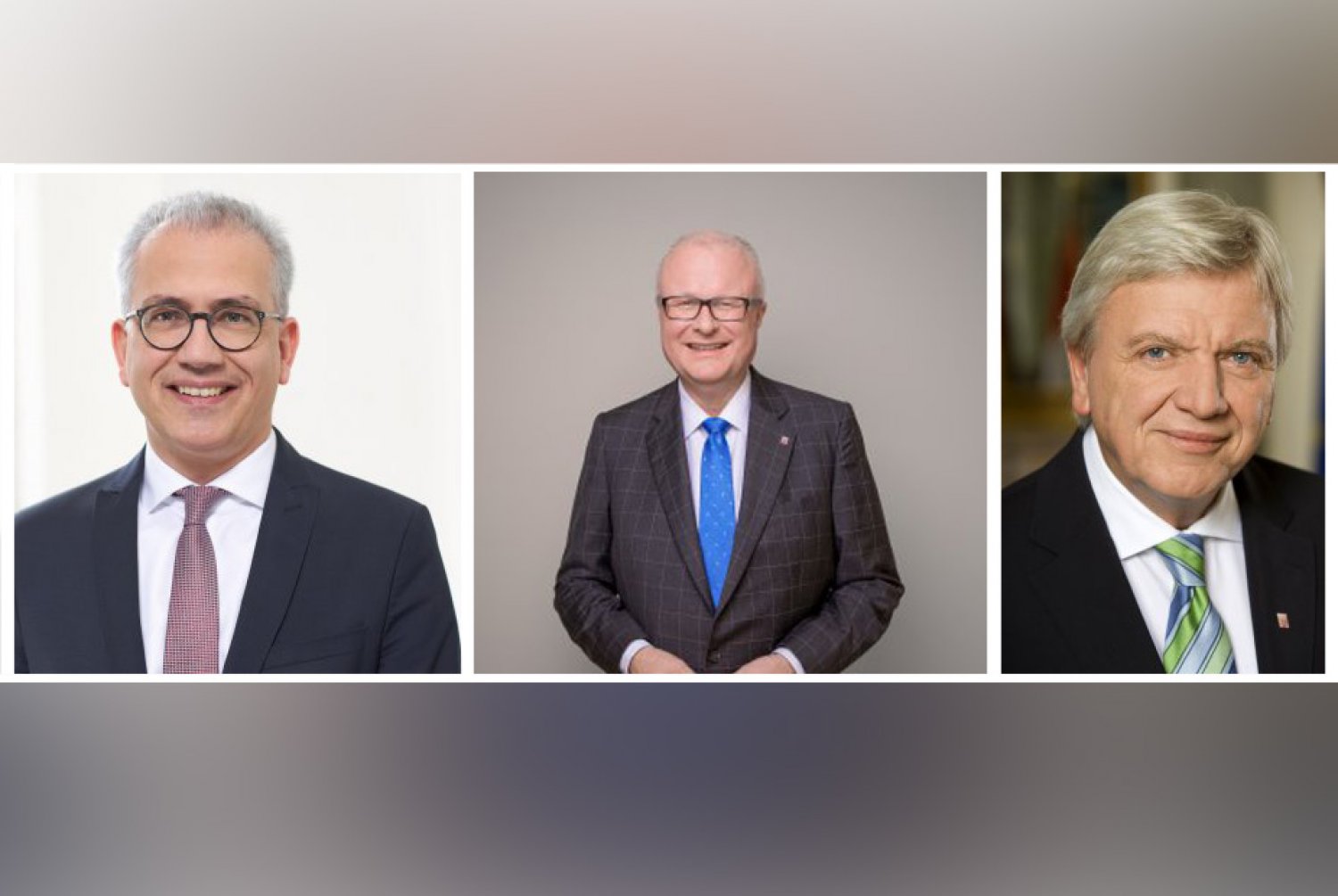 Tarek Al-Wazir, Dr. Thomas Schäfer und Volker Bouffier