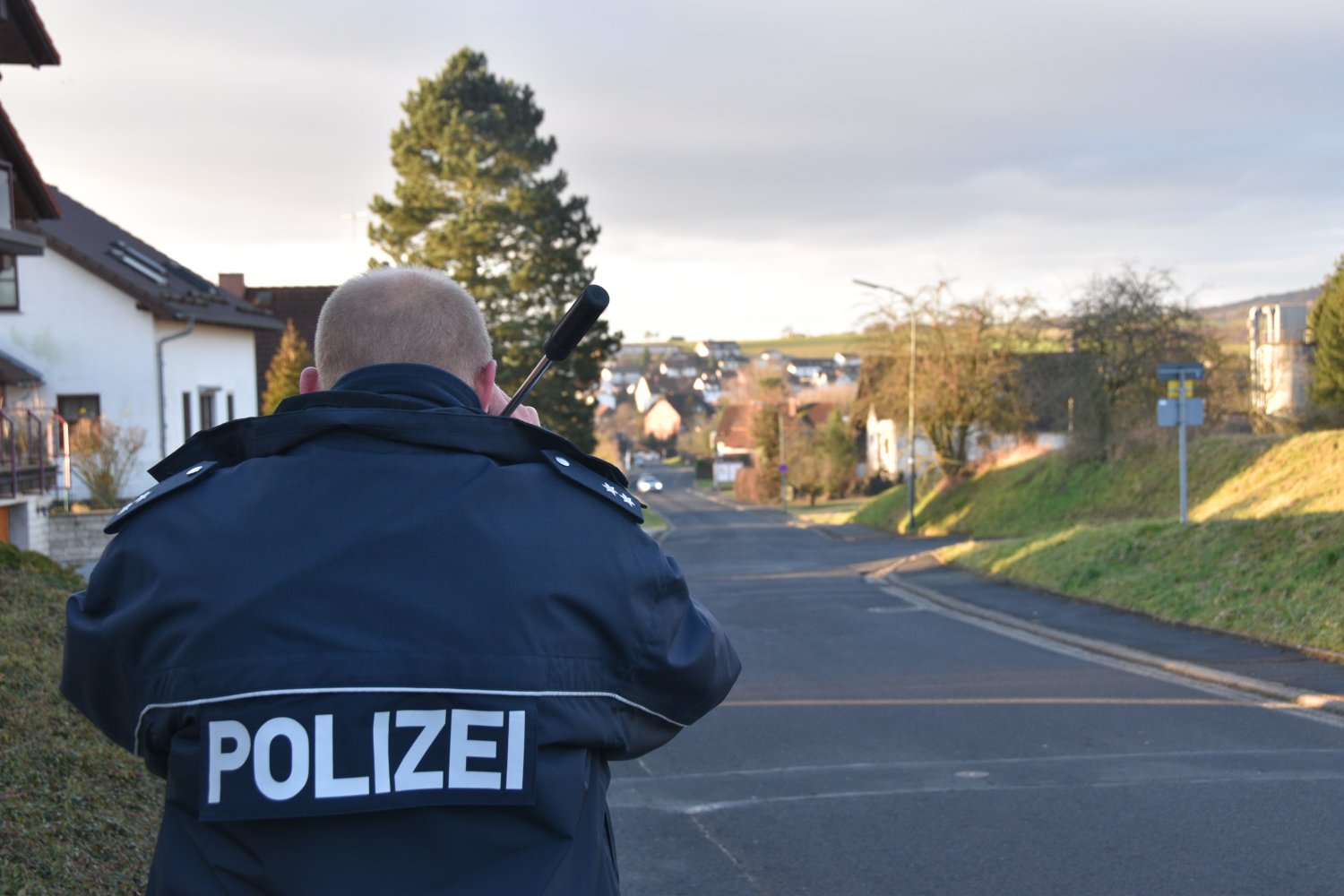 Kontrolle am Seemenweg in Sterbfritz.
