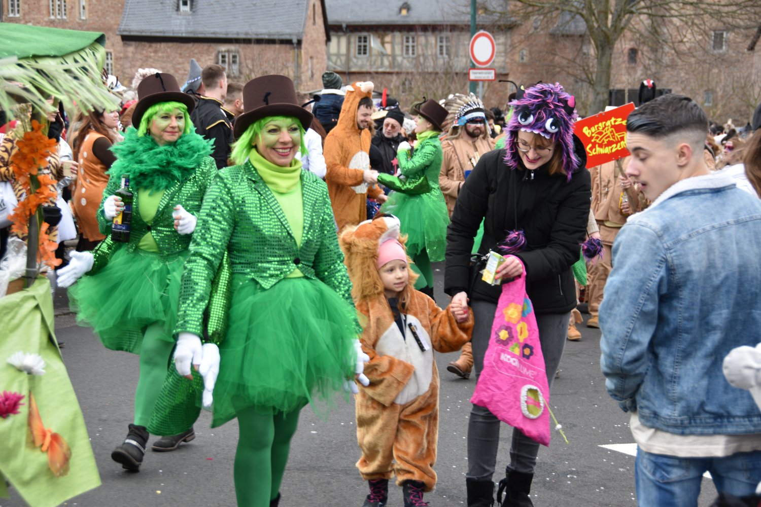 Über 50 Zugteilnehmer und tausende Faschingsbegeisterte zählte der Umzug am Samstag in Steinau an der Straße.
