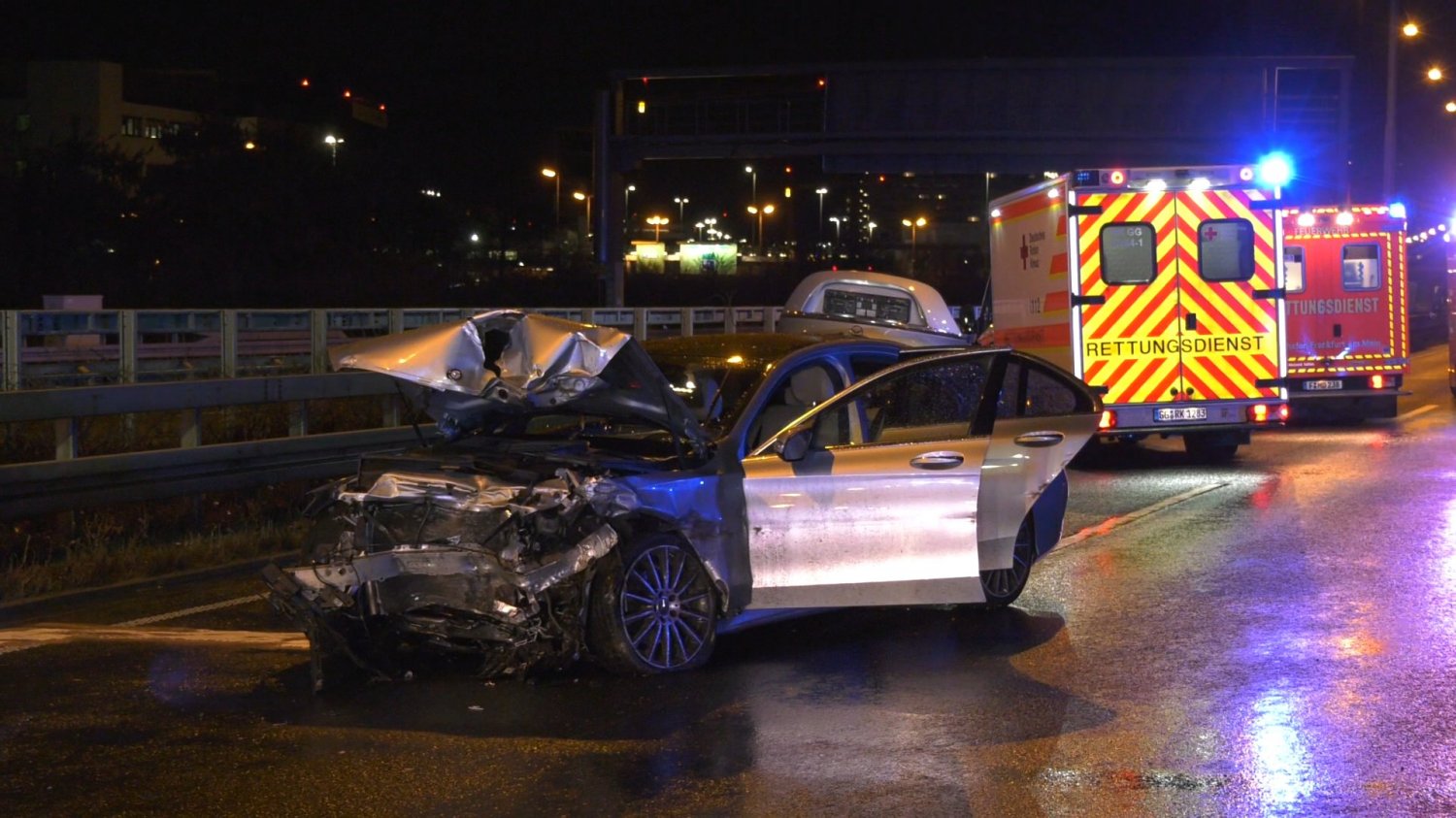 Tödlicher Verkehrsunfall auf der A3 Richtung Köln.