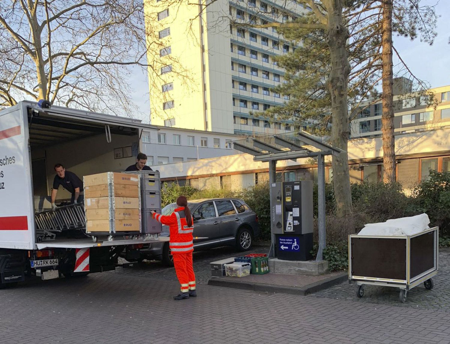 Ab Montag soll ein Fieberzelt vor dem Klinikum als Zugangsschleuse fungieren