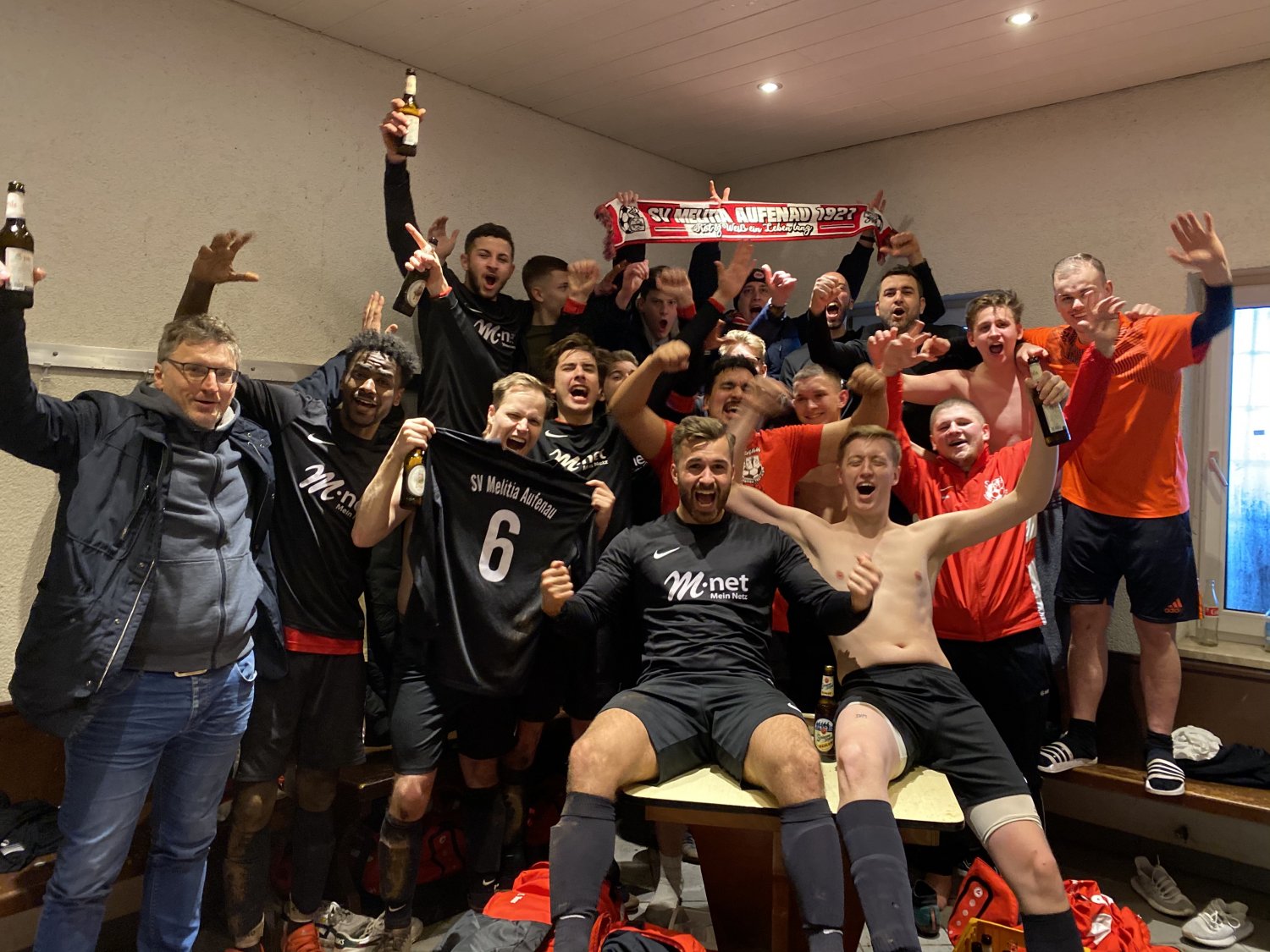 Die Spieler der Melitia, wie hier nach dem Derbysieg gegen die SG Spielberg/HWN, wollen auch in der kommenden Saison einige Siege feiern.