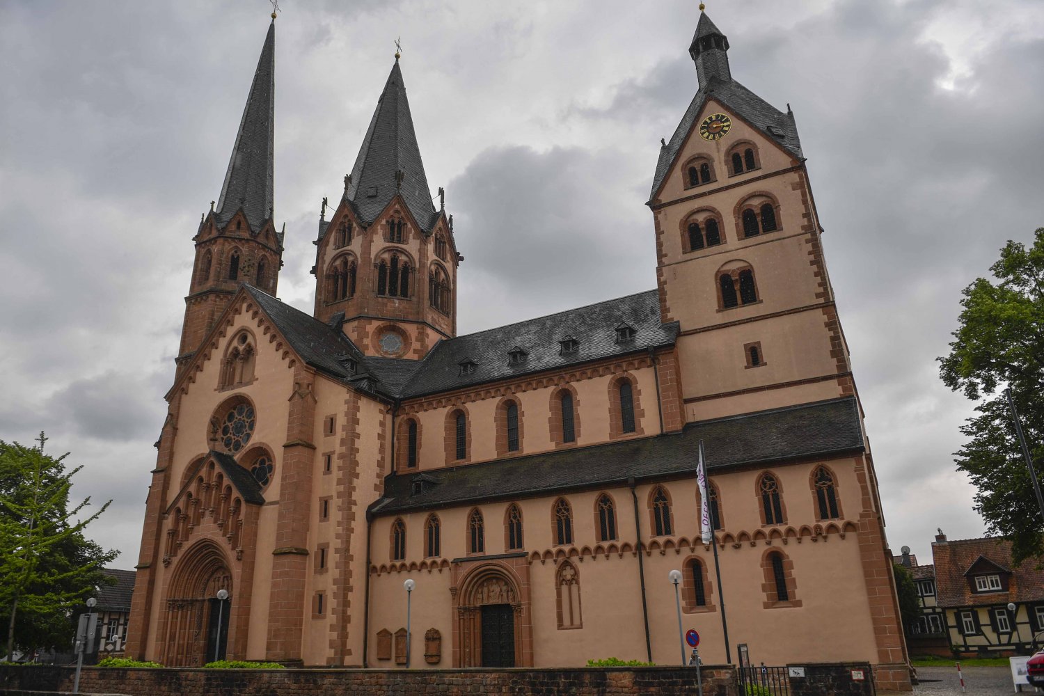 Die evangelische Marienkirche in Gelnhausen