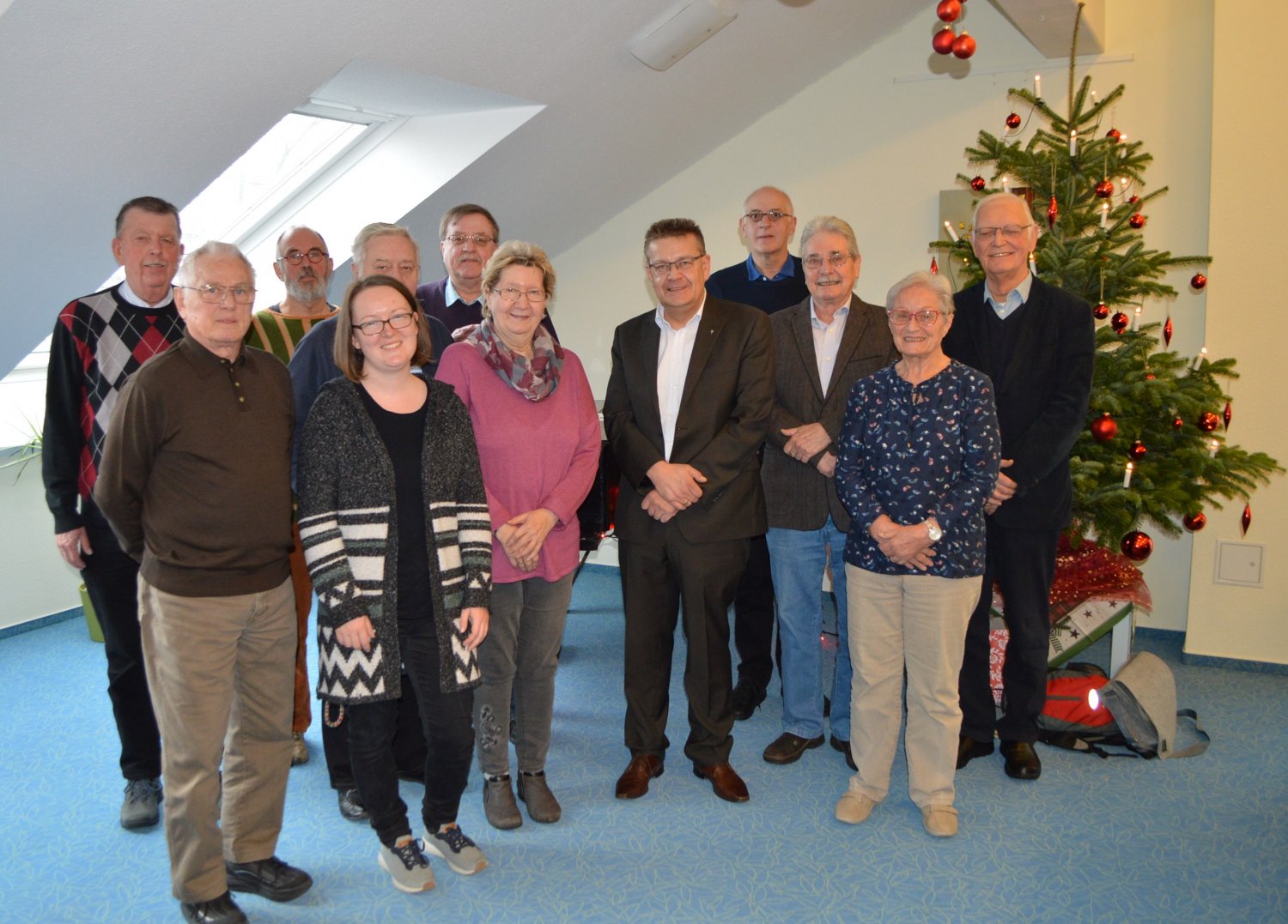 25 Jahre Seniorenbeirat in Erlensee – Hier mit Bürgermeister Stefan Erb.
