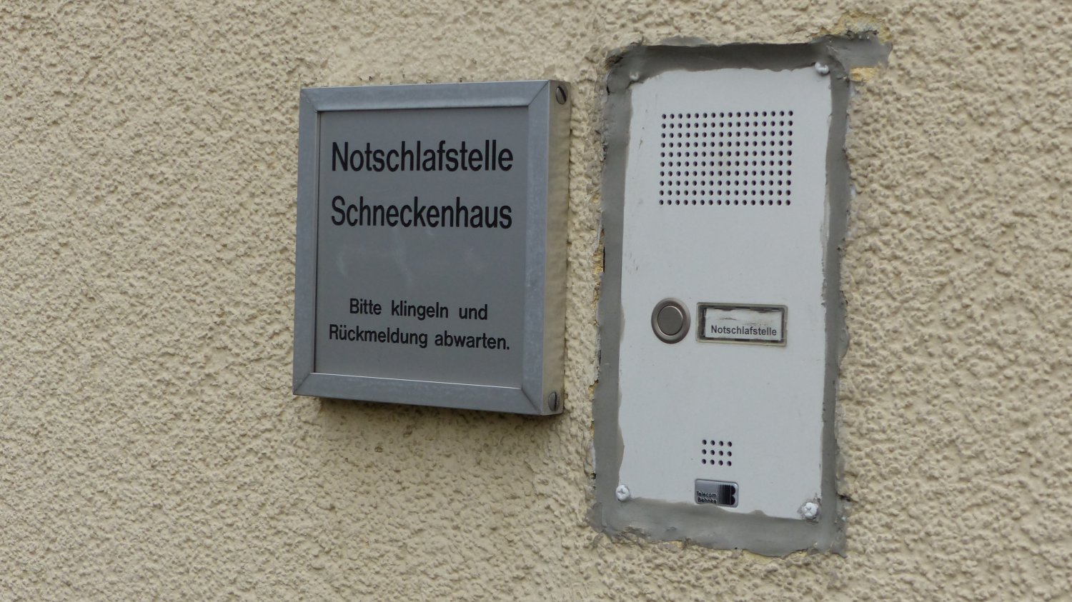 In der Notschlafstelle „Schneckenhaus“ finden obdachlose Menschen einen geschützten Übernachtungsplatz in kalten Winternächten.