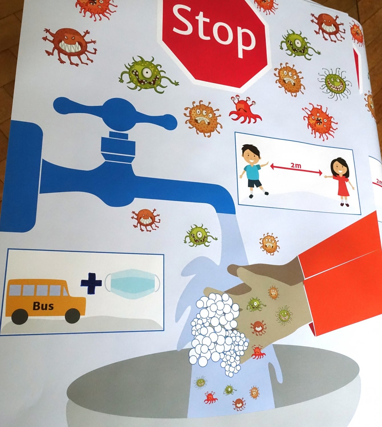 Unter anderem mit einem extra für die Schulen gestalteten Plakat will der Main-Kinzig-Kreis für das Thema der Vorbeugung werben.