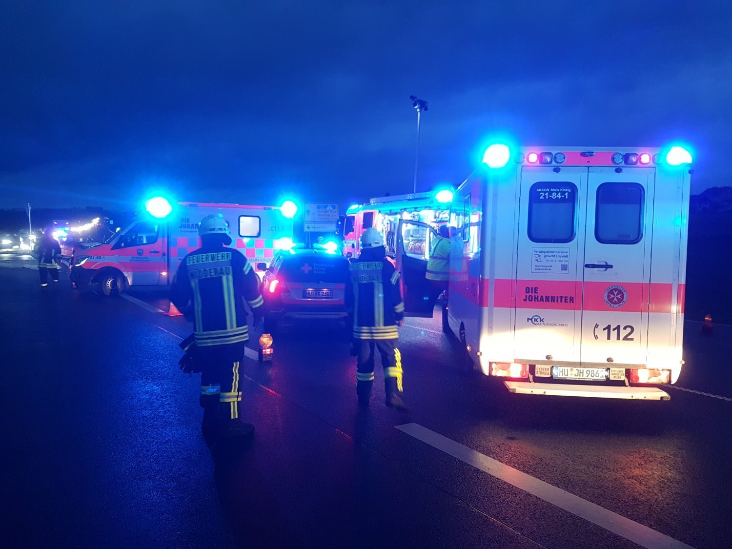 Bei einem Unfall auf der B45 vor wenigen Monaten