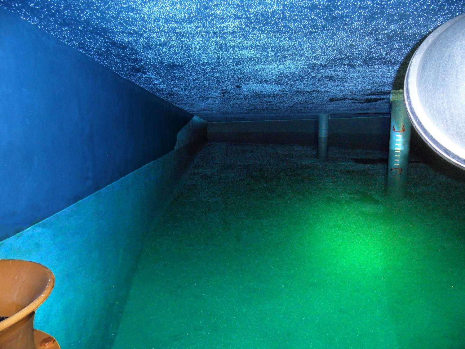 Ein Blick ins Rückinger Wasserwerk.