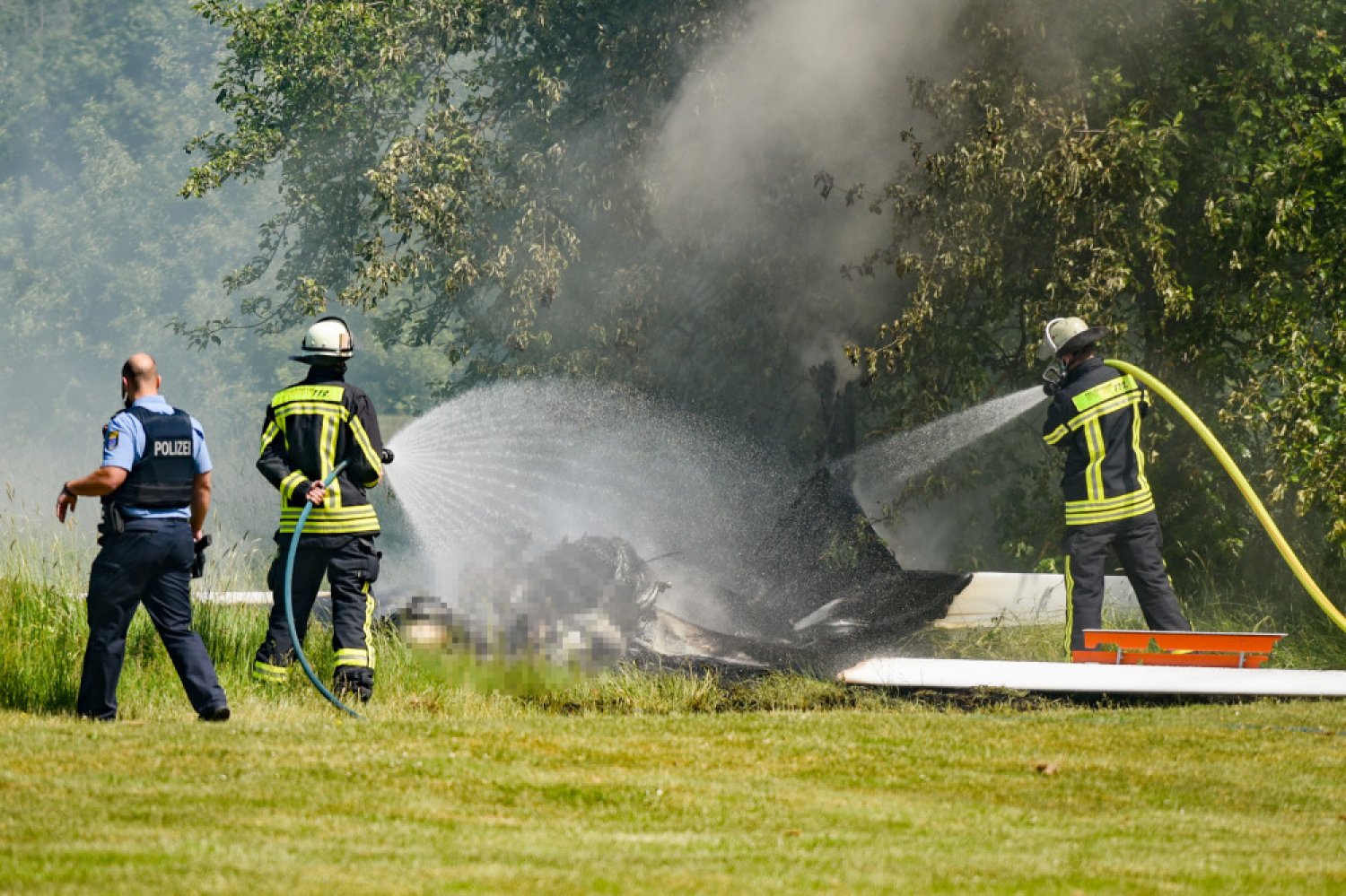 In Fulda ist ein Segelflieger abgestürzt