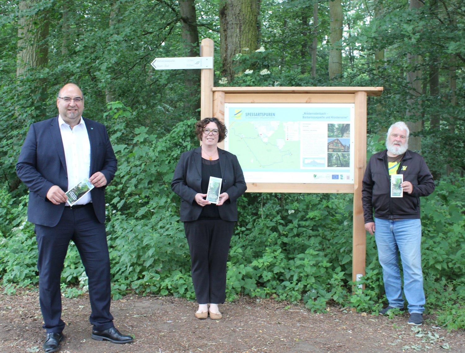 v.l: Klaus Schejna, Susanne Simmler und Fritz Dänner