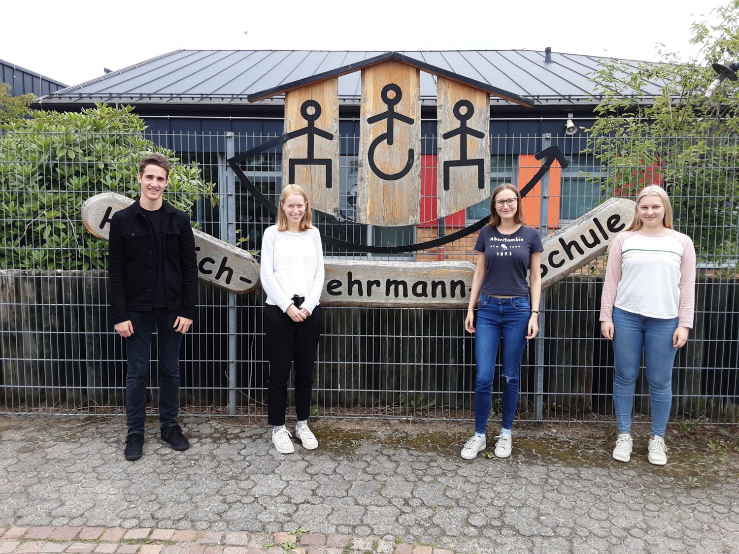 Foto von links: Fabian Storck, Lena Betz, Maria Hohmann, Paula Fischer.