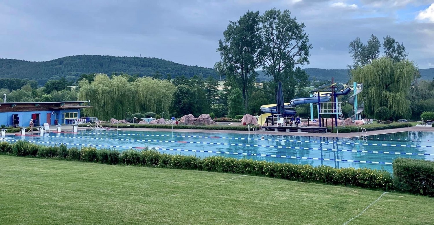 Das Freibad in Gelnhausen