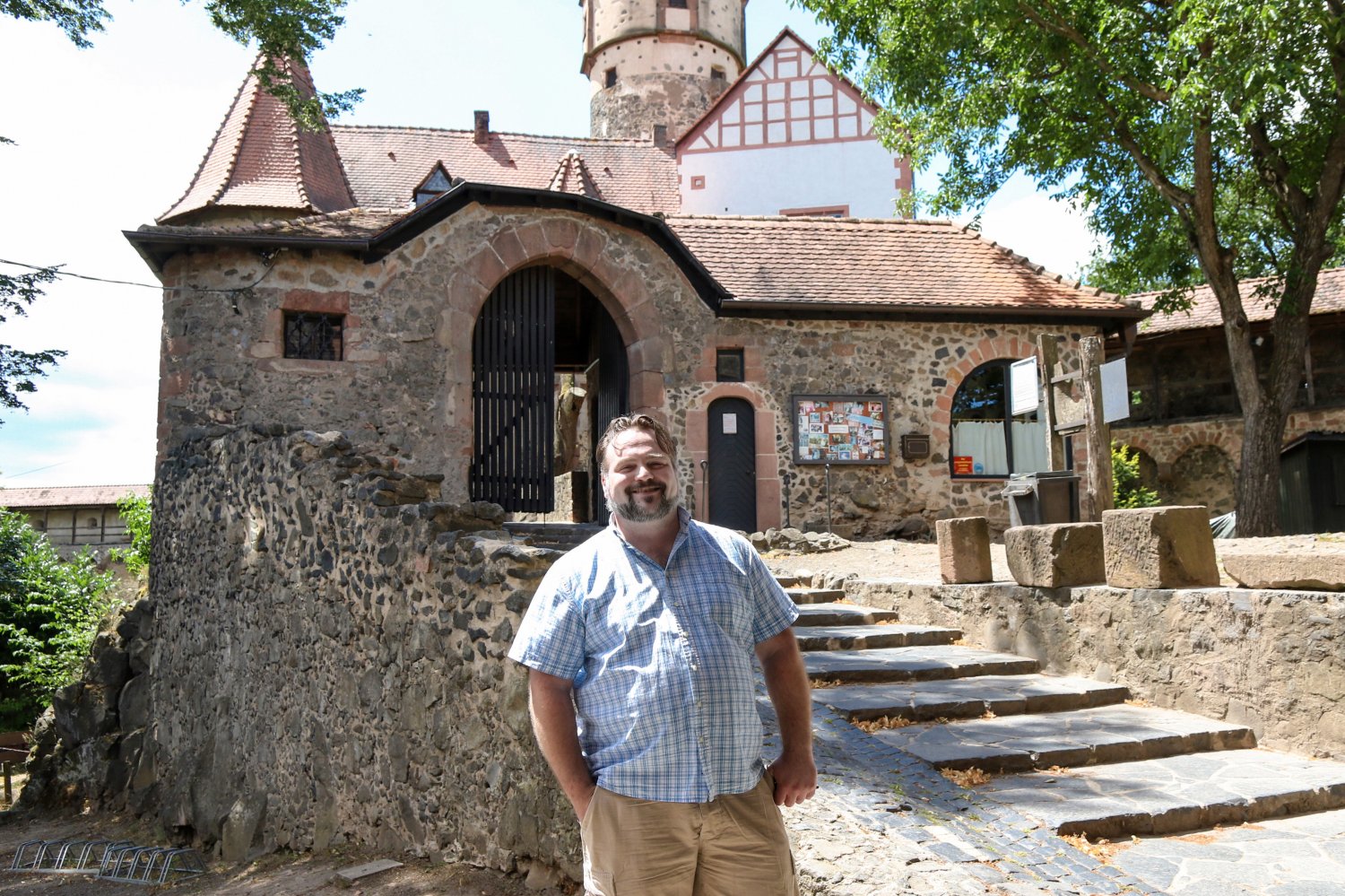 Seit etwas mehr als zwei Jahren kümmert sich Marcus Hofer als Maior Domus um die Ronneburg.