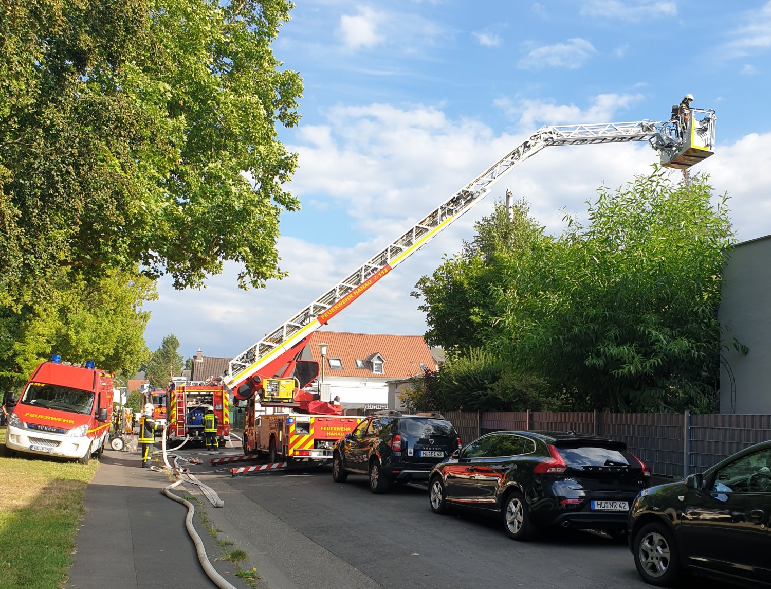 Feuerwehreinsatz in Kesselstadt