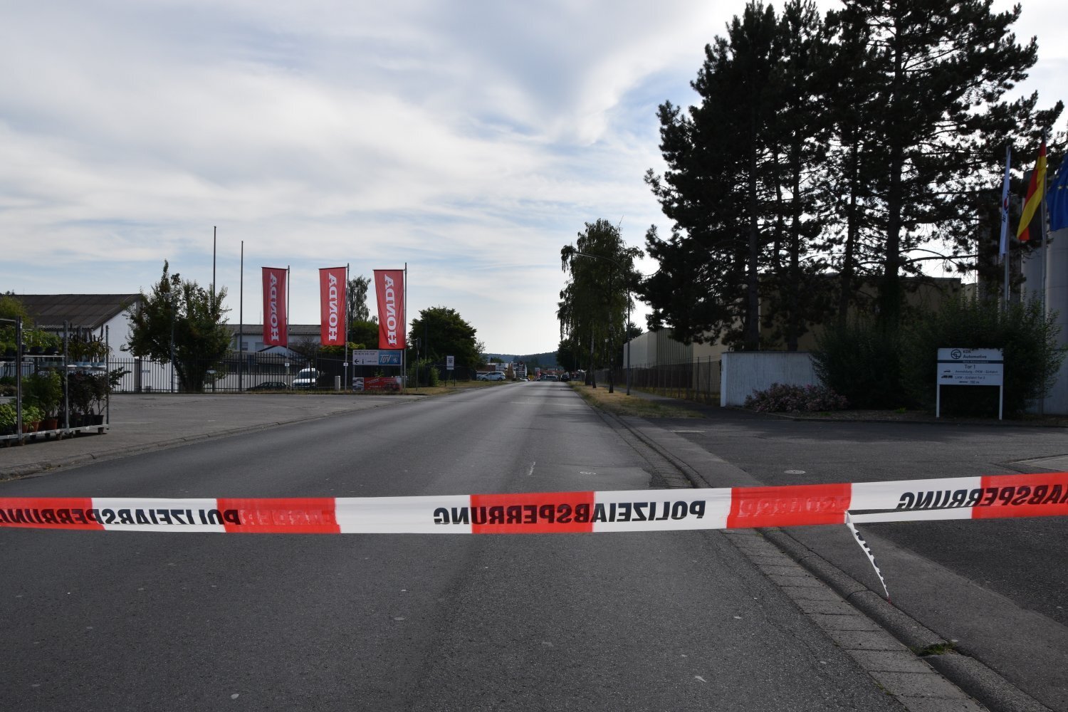 Der Tatort des rassistischen Attentats in Wächtersbach.