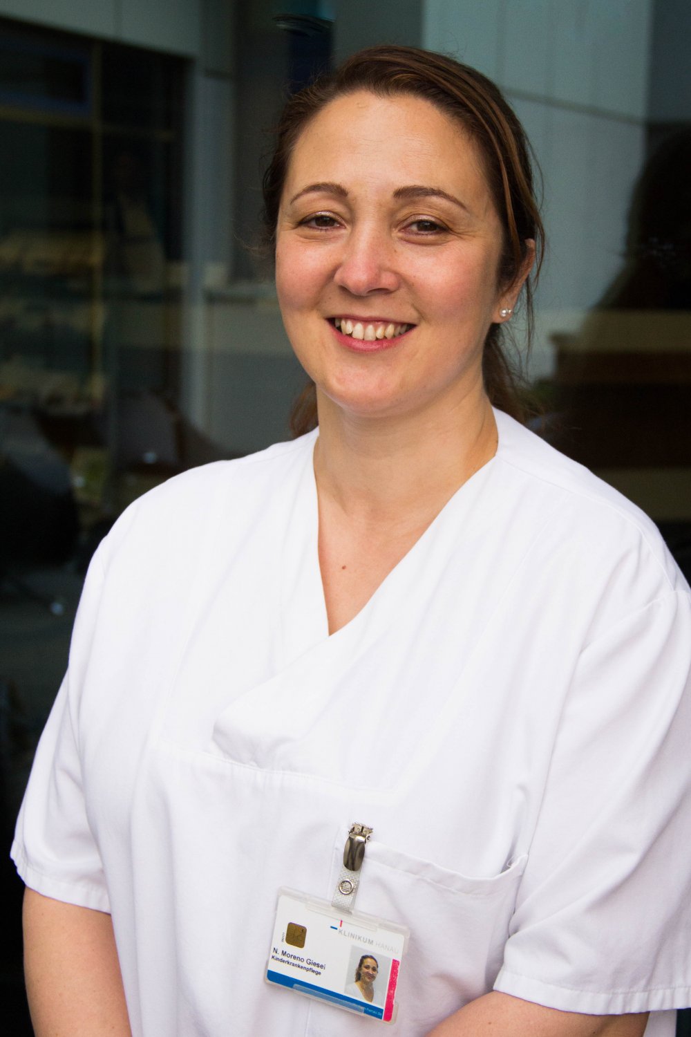 Nicole Moreno Giesel, Koordinatorin der Elternschule am Klinikum Hanau.