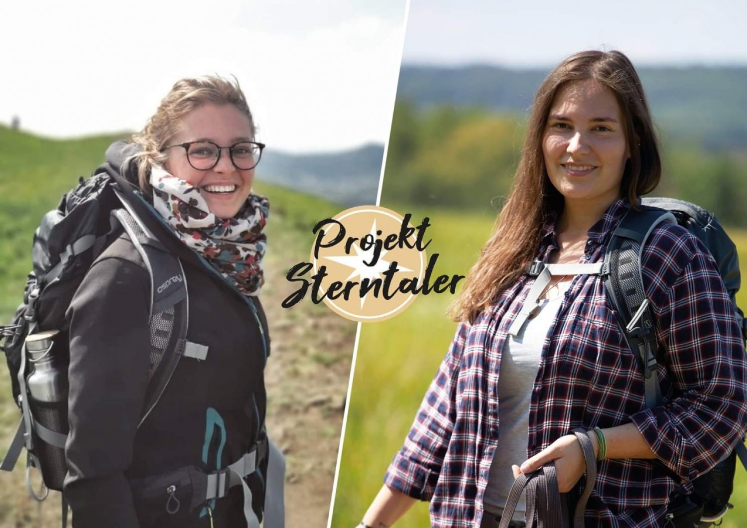 Von links: Die beiden Kasseler Geschichtsstudentinnen Neele Rother und Joselyn Grimm