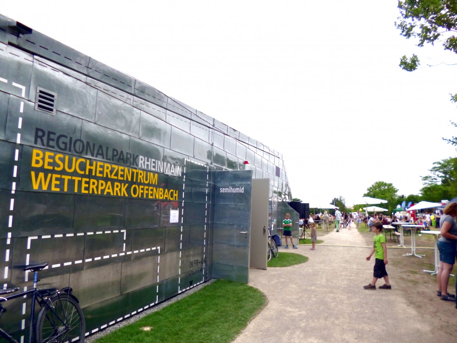 Das Besucherzentrum im Wetterpark