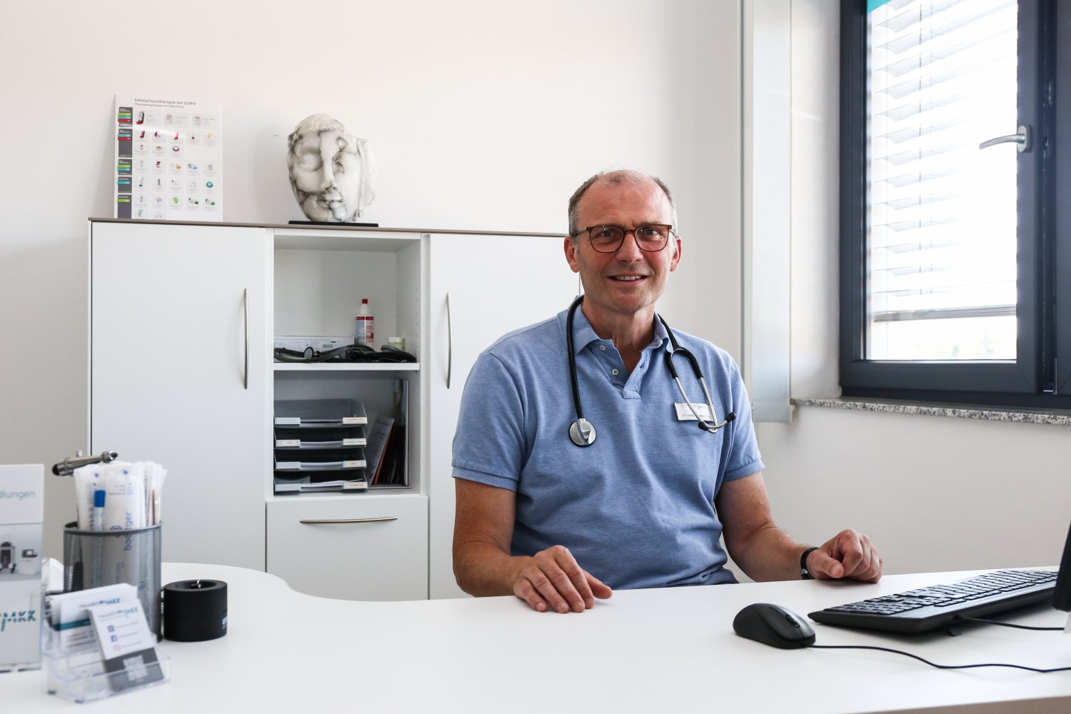 Er ist der Neue im Team von Hausärzte MKK: Dr. med. Bernhard Kohlhas verstärkt das Praxisteam in Langenselbold