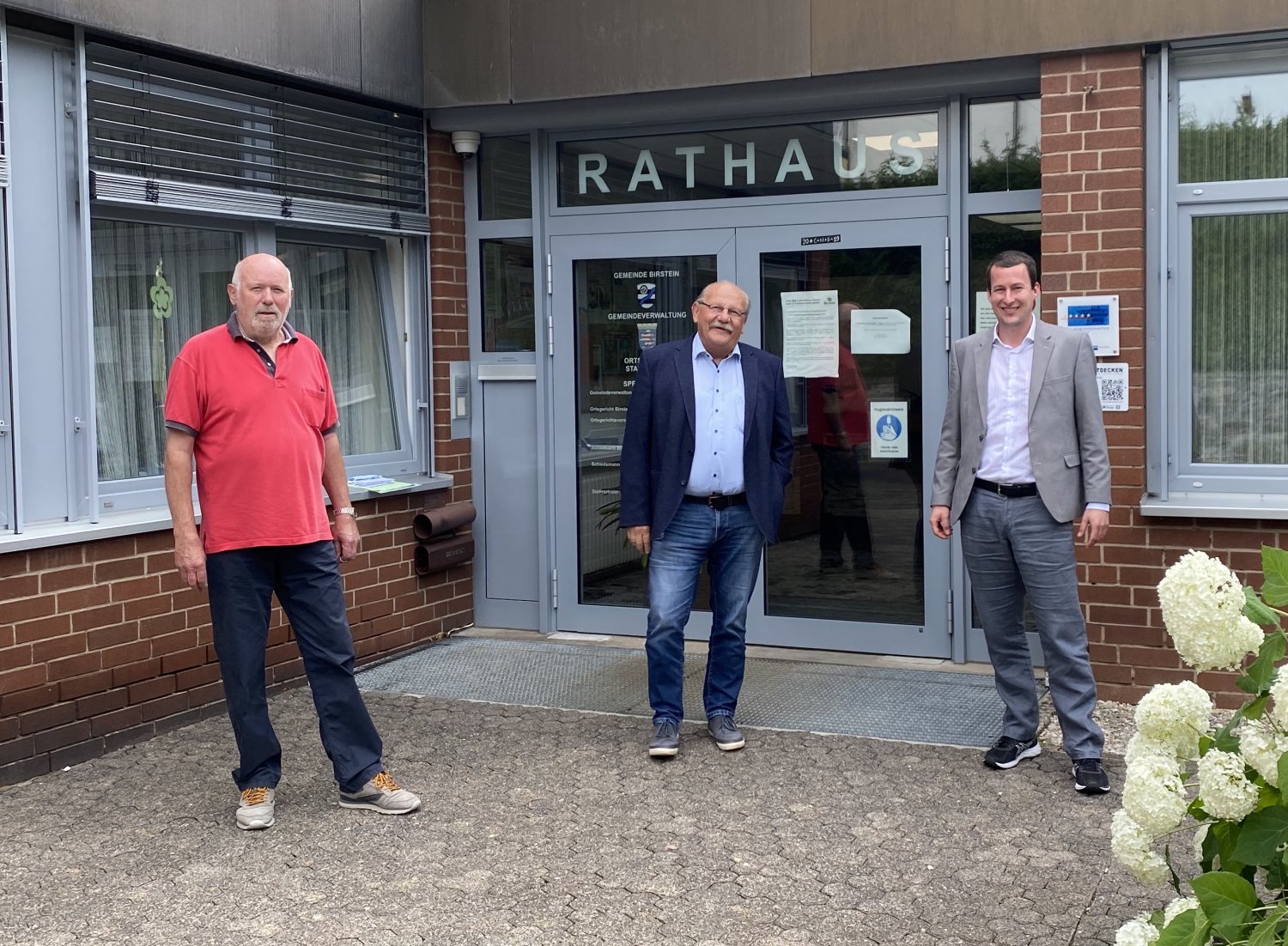 Von links: Lothar Ganß, Heinz Lotz und Fabian Fehl.
