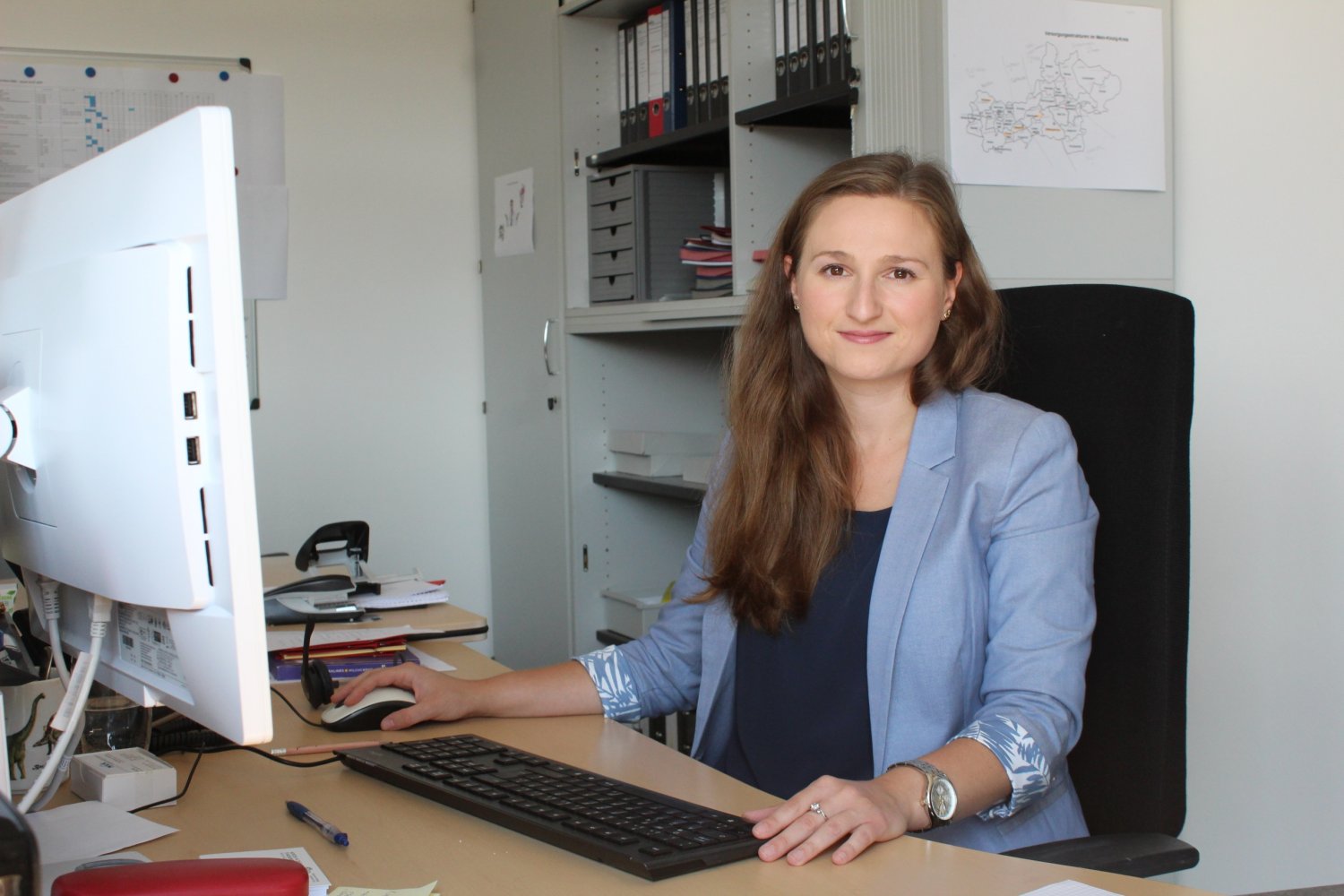 Julia Fock ist seit über einem Jahr Koordinatorin für die ärztliche Versorgung im Main-Kinzig-Kreis