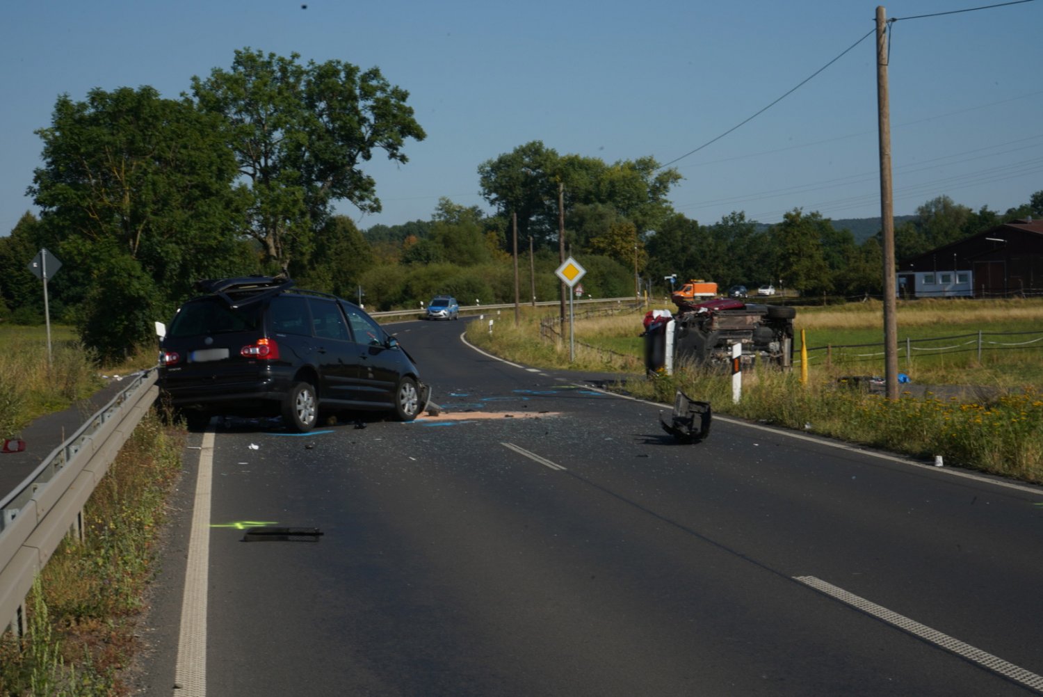 Schwerer Verkehrsunfall In Erlensee Mit Zwei Schwerverletzten