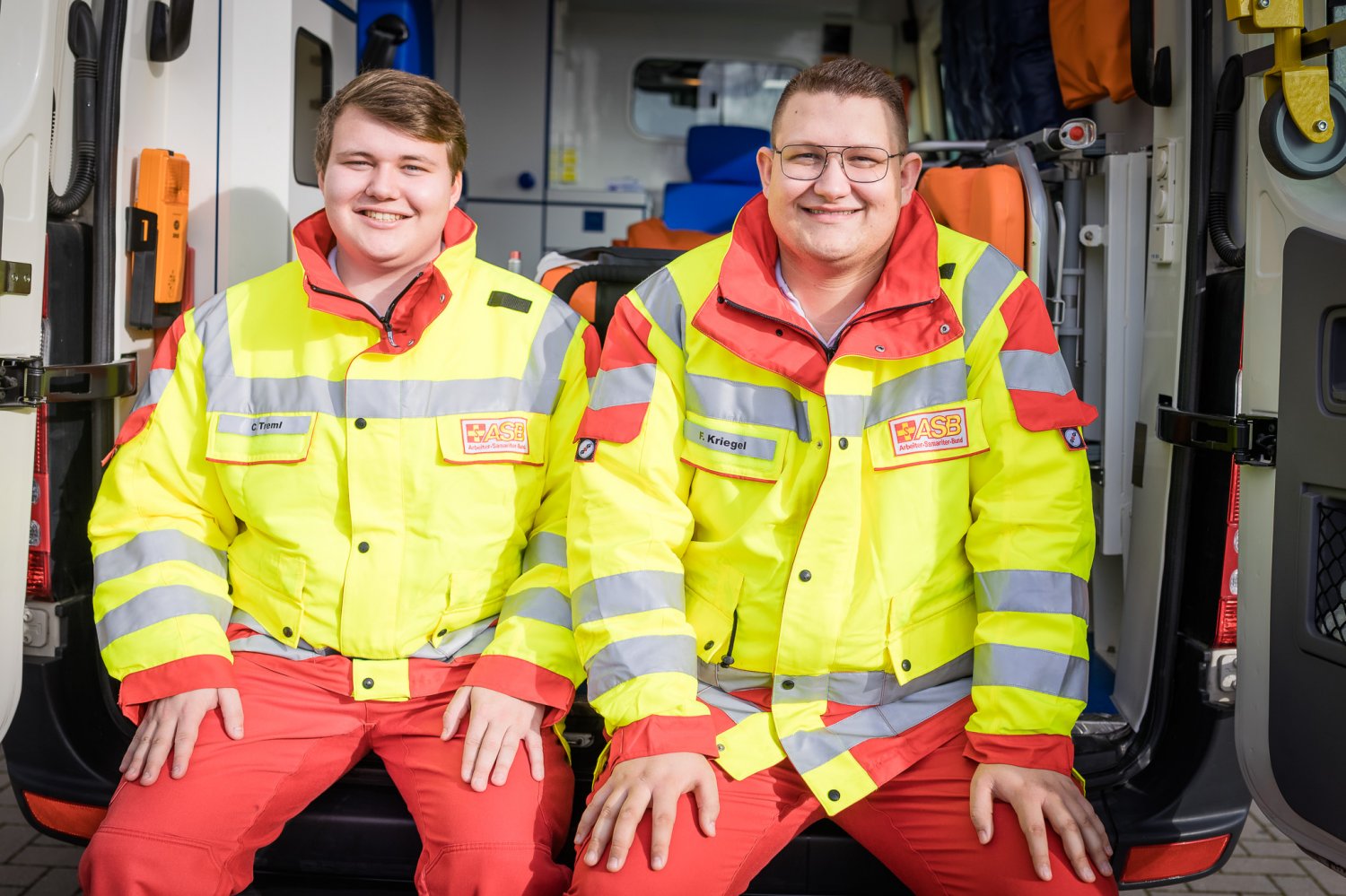 v.l.n.r. Christian Treml, Fabien Kriegel