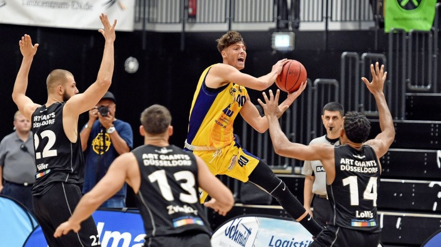 Malik Kudic in Aktion.