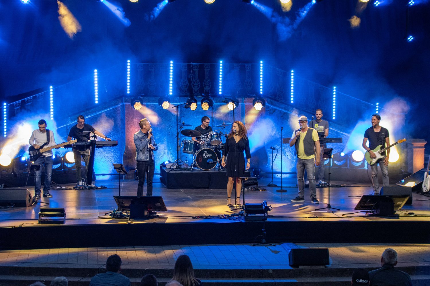 Das Konzert der Bockband vor einem Monat im Amphitheater
