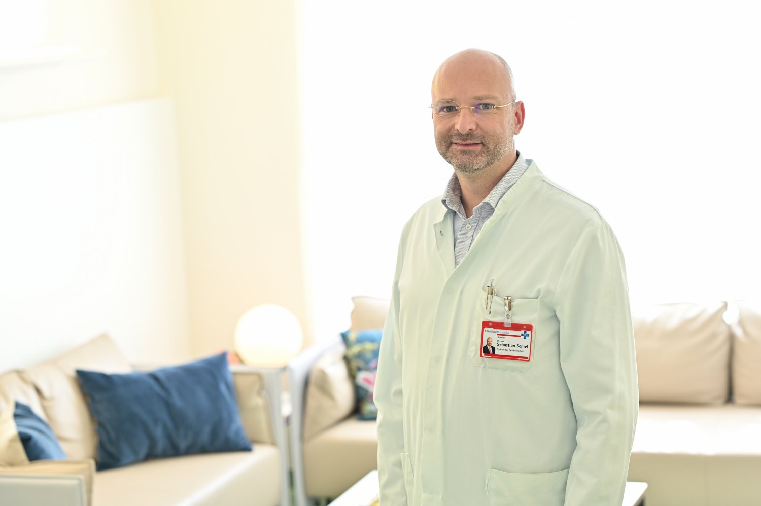 Das Team von Dr. Sebastian Schiel in einem dreiviertel Jahr das Zentrum für Palliativmedizin aufgebaut