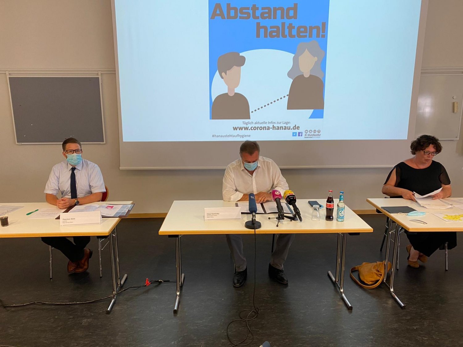 Bei der PK vor wenigen Tagen