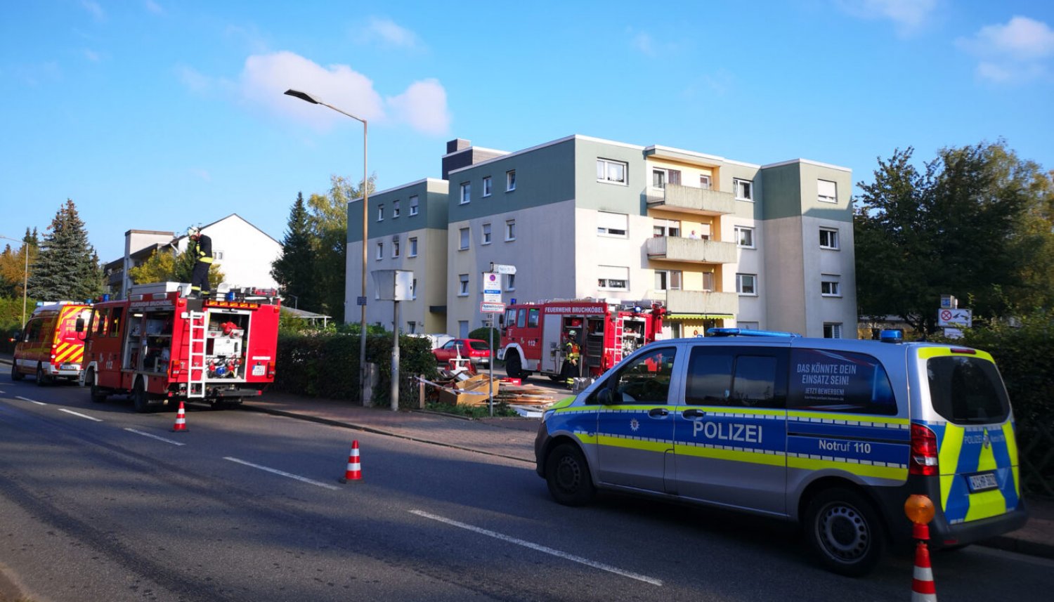 Einsatz für die Feuerwehr.