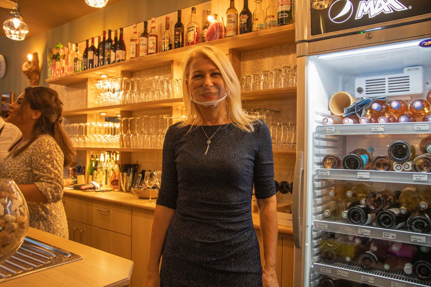 Die französische Winzerin und Gastronomin Patricia Lachassine lud am Freitag zur ersten Verkostung ein.