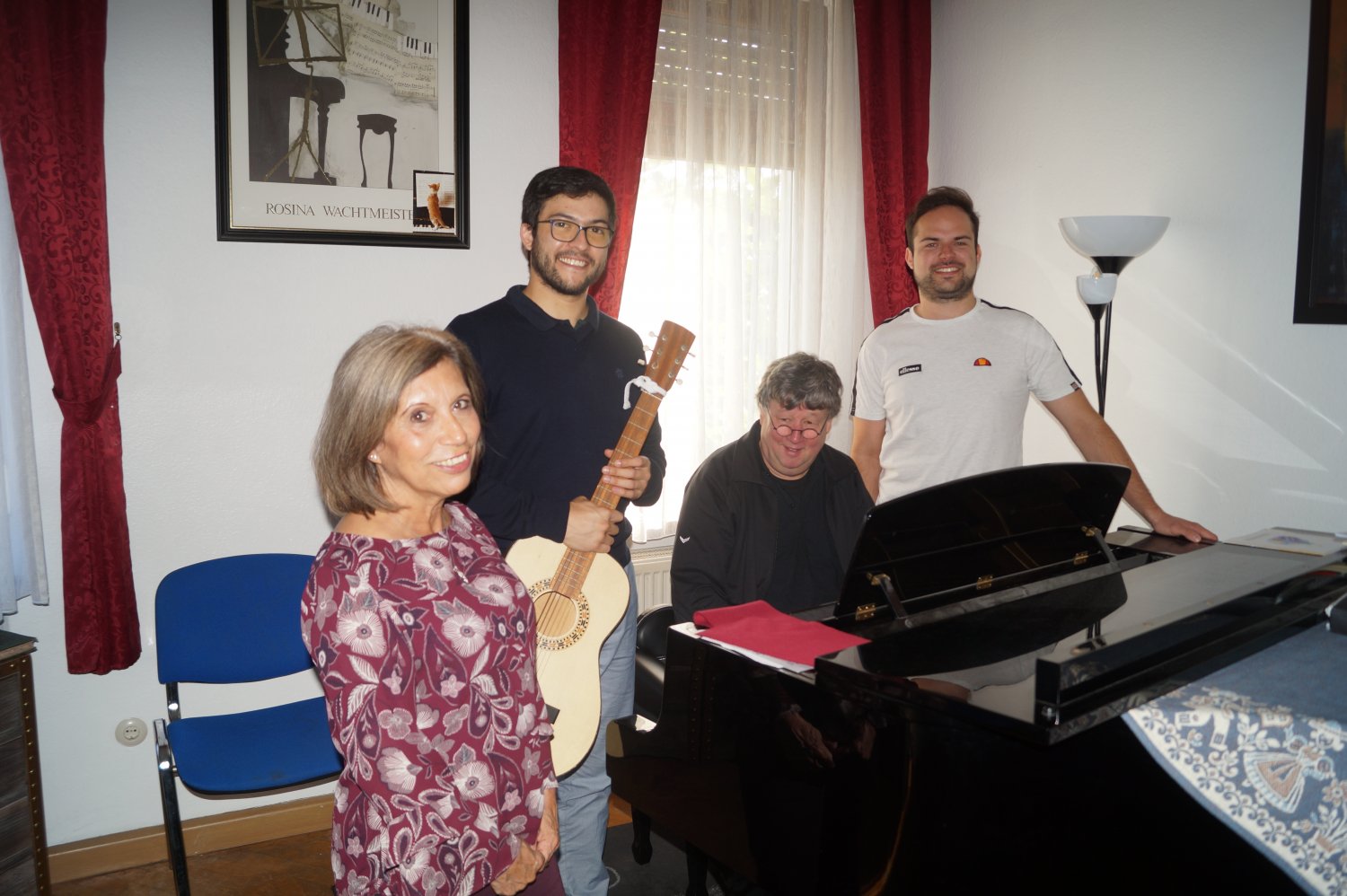 Antonietta Sini, Julián Pérez, Michael Schnadt und Jan Schiller (von links).