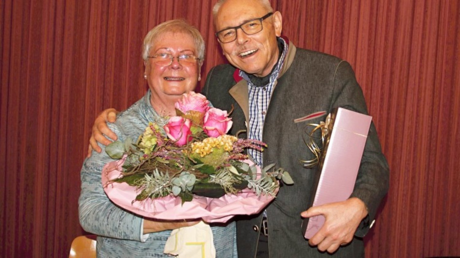 Vorsitzender Horst Soldan und Schriftführerin Inge Weckmann