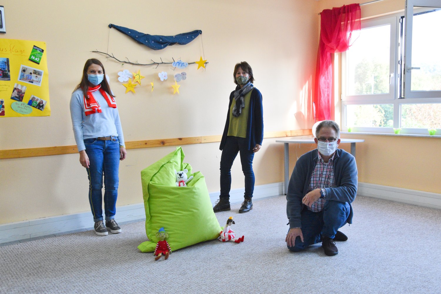 v.l: Ramona Luckhardt, Christiane Hecht und Wilfried Wanjek