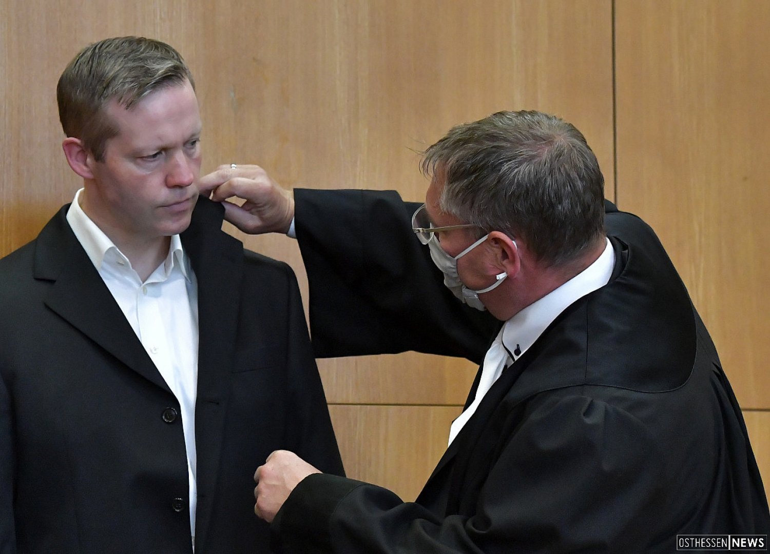 Stefan Ernst mit seinem ehemaligen Anwalt Frank Hanning
